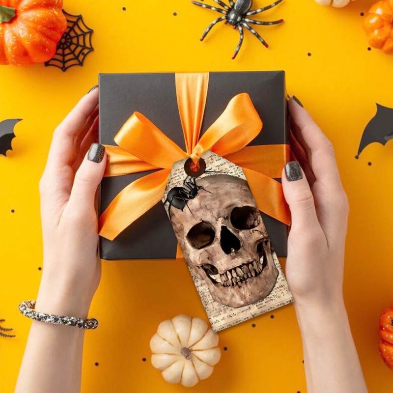 Nuevos productos decoración de fiesta de Halloween colgante retro colgante esqueleto de Halloween embalaje de regalos y artículos de decoración