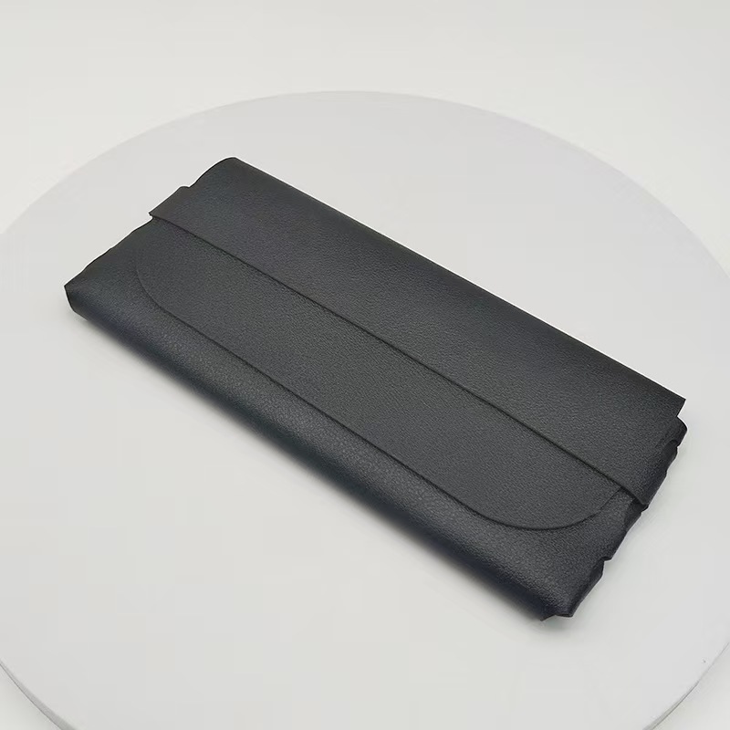 2026 nueva caja de gafas de sol de moda de cuero de dos colores bolsa blando miopía caja de ojos conjunto completo de bolsa de espejo tela