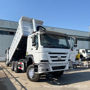 Export Africa Used Chinese Sinotruk Howo 6X4 Dump Truck Box Truck 371/375 Horsepower 10 Wheels
