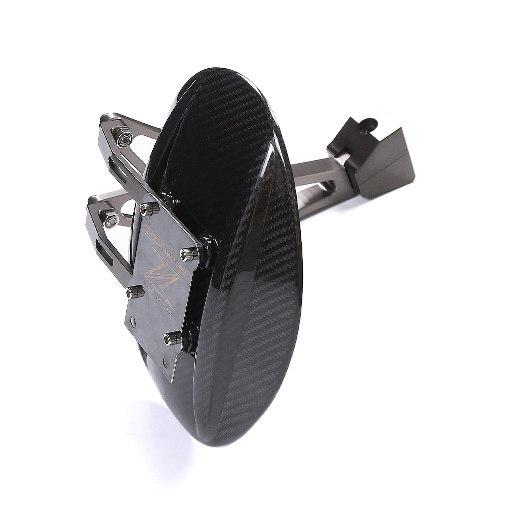 Suitable for Kawasaki Kawasiki Z1000 motorcycle modified carbon fiber backing CNC rear fender/mud shield