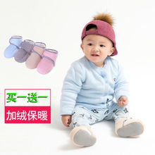 寶寶鞋子加厚嬰兒軟底秋冬學步冬季步前女不掉棉1-12個月歲獨立站