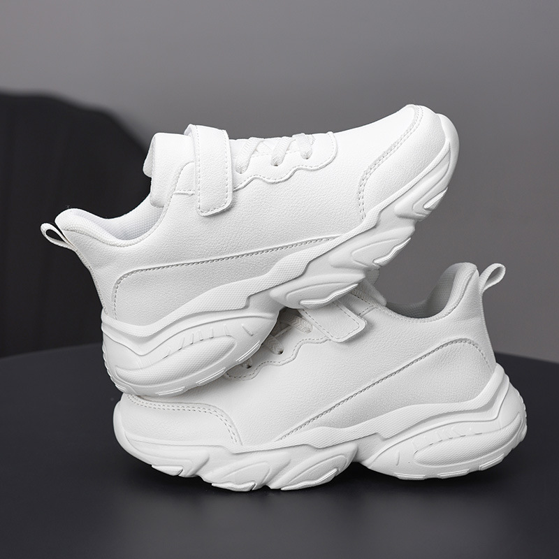 Zapatillas Deportivas con Velcro para Niños de Cuero Sintético Transpirables y Ligeras image 4