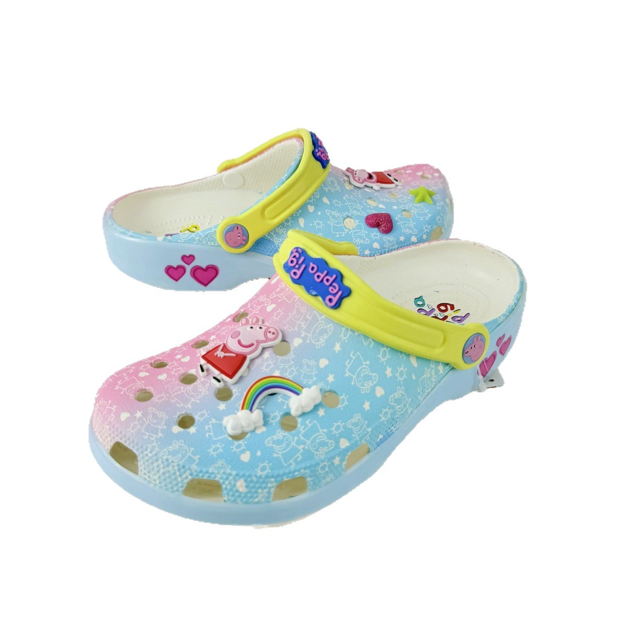 Ребёнок Croca Pokémon Ruby Melody Piggy Peppa Pig детские дождевые Crocs резиновые сапоги