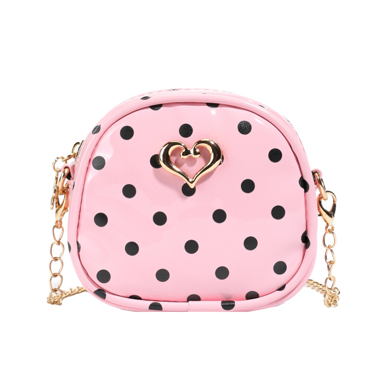2026 nuevo bolso de niños dulce amor extranjero punto de onda bolso de cadena para hombres y mujeres bolso de comercio exterior mini bolso de bebé