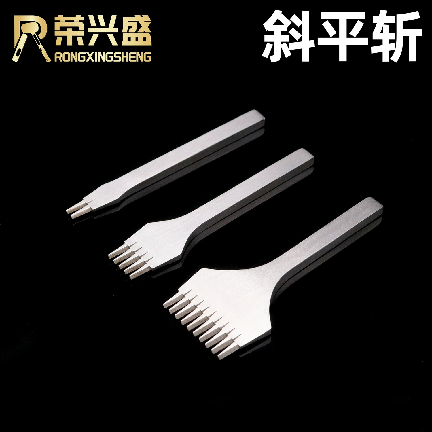 Кожаная художественная резьба по коже кожа DIY кожаные инструменты Французский косой плоский Чоп Расстояние между шестернями Европейская отбивная