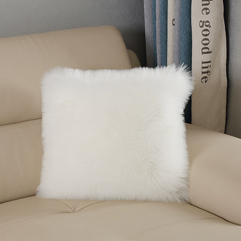 Современный простой скандинавский плюшевый чехол для подушки внешней торговли чехол для подушки для дома диван