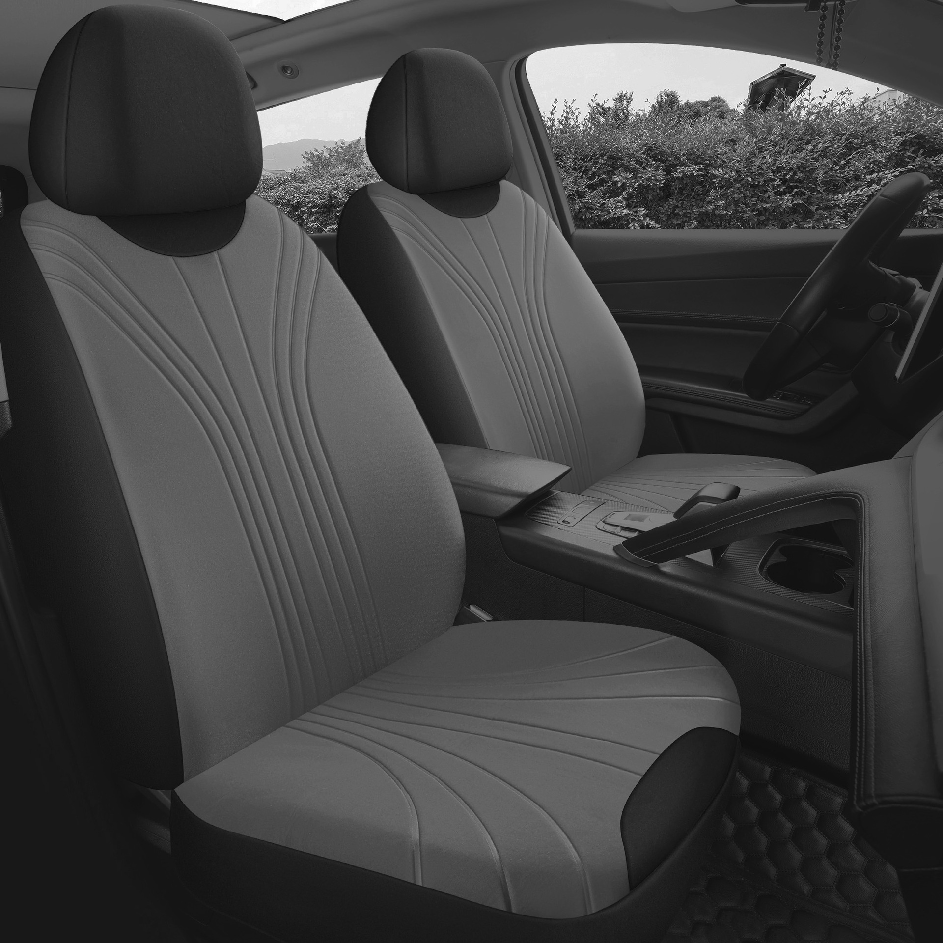 General Motors Five-Seater Glacier-Patterned Pressed Car Seat Covers for Export to Russia, Mexico, and the United States