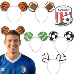 ワールドカップの試合の装飾ヘッドバンドファン応援小道具サッカーテーマパーティードレスアップヘッドバンドヘアアクセサリー