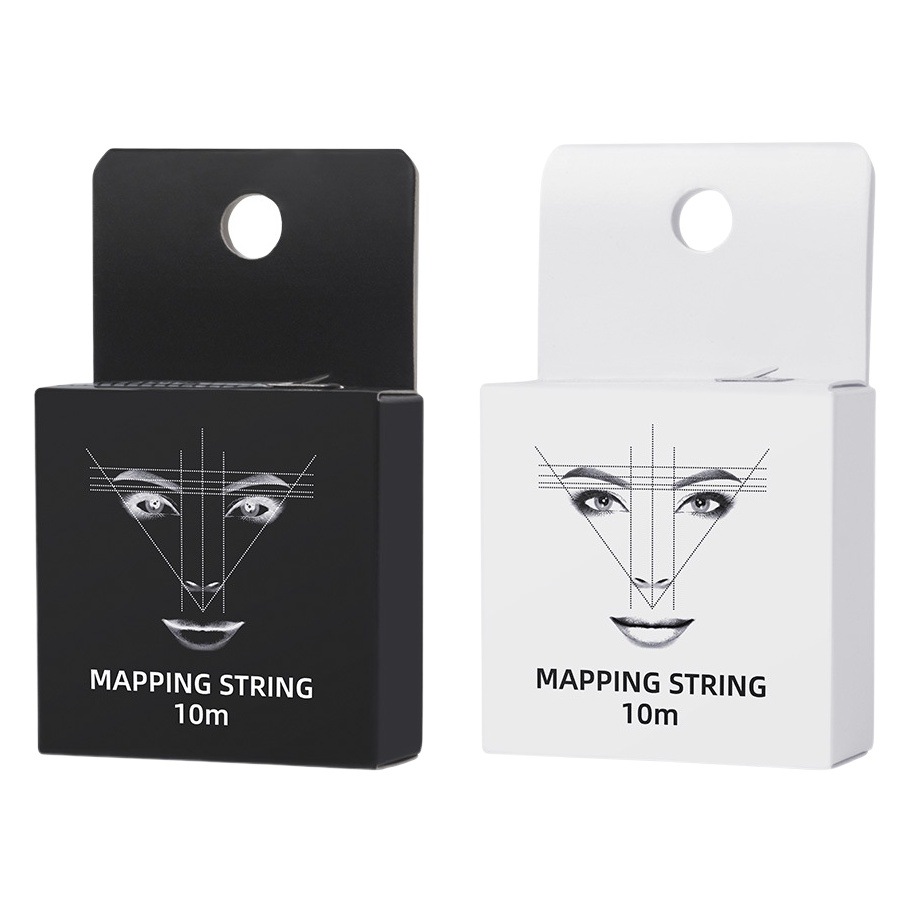 Nuevo estilo con tinta tatuaje línea de bordado regla tatuaje bordado línea de dibujo auxiliar con posicionamiento de tinta caja de línea de mapeo caja de línea de tinta con logotipo