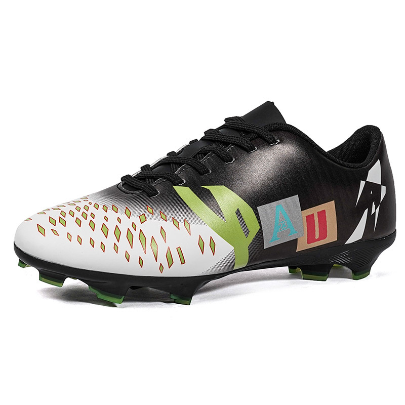 2025 zapatos de fútbol transfronterizos zapatos de fútbol de clavos largos profesionales para niños y niñas entrenamiento de clavos al por mayor zapatos de fútbol