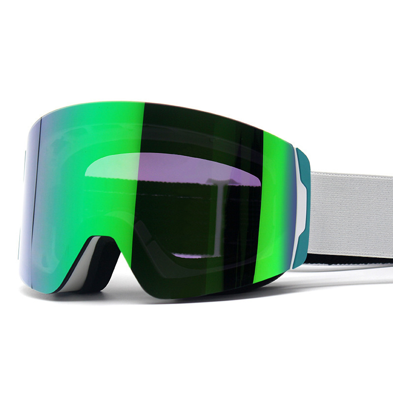 Outdoor sports magnetic double-layer ski anti fog can be blocked, myopia snow goggles, etc_voghion.com