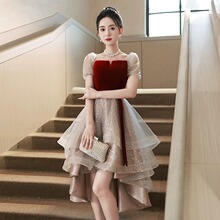 新娘结婚敬酒服2025新款小个子订婚晚礼服轻奢高级感宴会连衣裙女