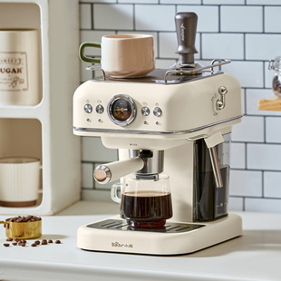 Bear Kfj-E12R5 Italian Pump-Type Household Coffee Machine High-Pressure Milk Foaming Capsule Fully Automatic Coffee Machine
