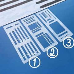 手工制作的灵活记录模板尺子 Handmade Flexible Record Template