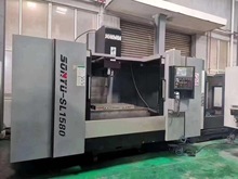 转让二手乔地SYU-SL1580数控铣床发那科系统三轴55滚柱线轨