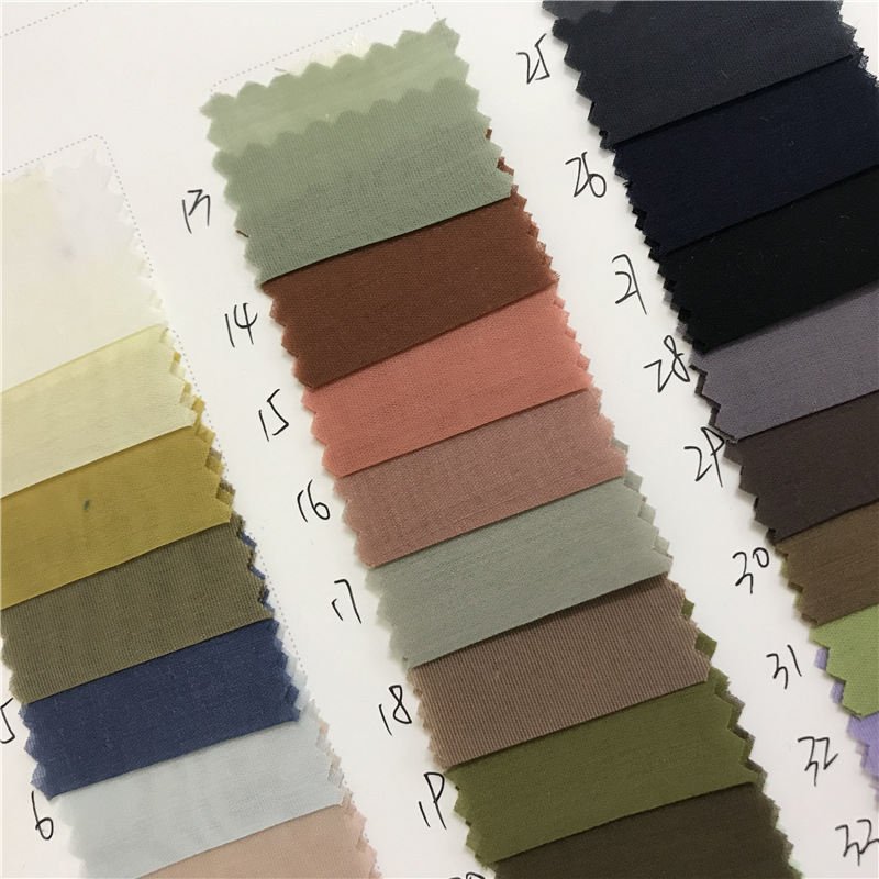 云天丝梭织面料126个色现货供应厂家直销上衣套装时尚布料349684