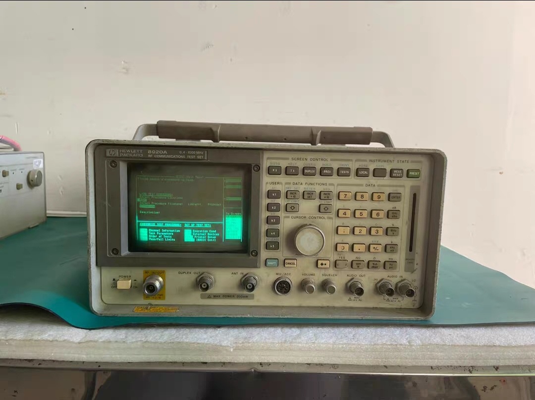 惠普HP8920A综合测试仪带频谱功能400kHz-1GHz射频通信测试仪