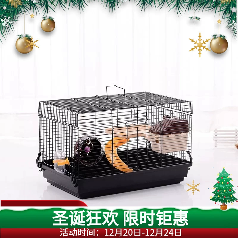 Производитель оптовая продажа бор золотой медвежонок хомяк клетка двухэтажная большая вилла роскошная гнездо гнездо дом 47 фундамент