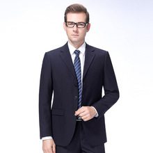 2025秋冬新款西装中年套装男三粒扣正装礼服职业装男士两件套西服