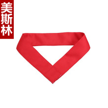 酒店厨师领结厨房厨师长领巾男厨师工作服汗巾红色饭店男工作围巾