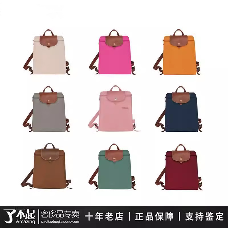 [Purchasing Version] French Longxiang Classic Lepliage Series Nylon Canvas Foldableable Backpack 1699