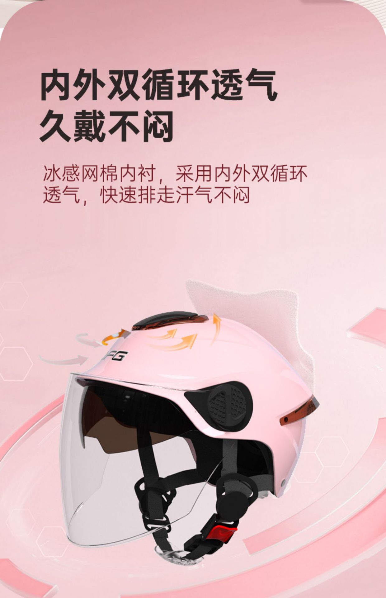 3C Certified Electric Motorcycle Helmet Women Men Summer Sunscreen