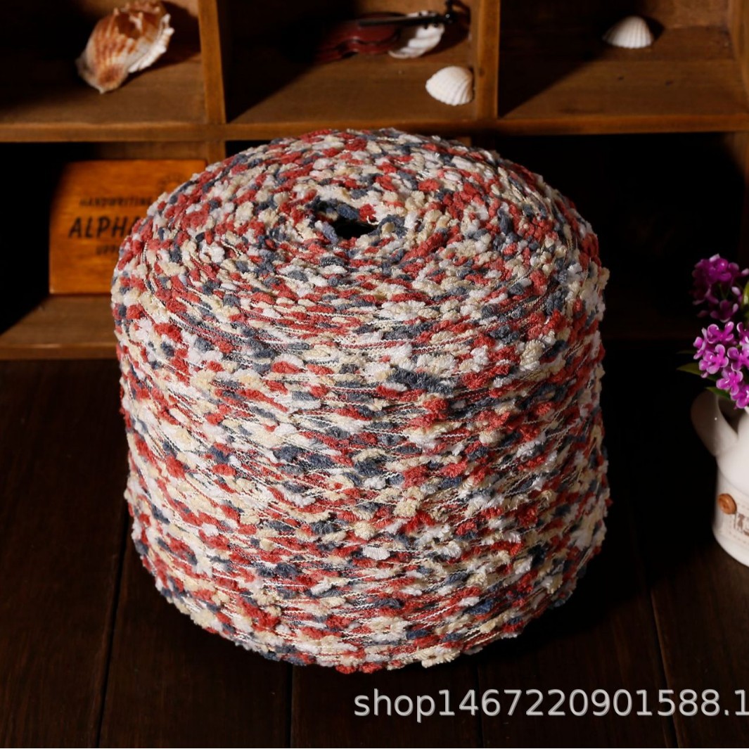 厂家直销特种花式纱段染低弹红旗新品花式纱现货