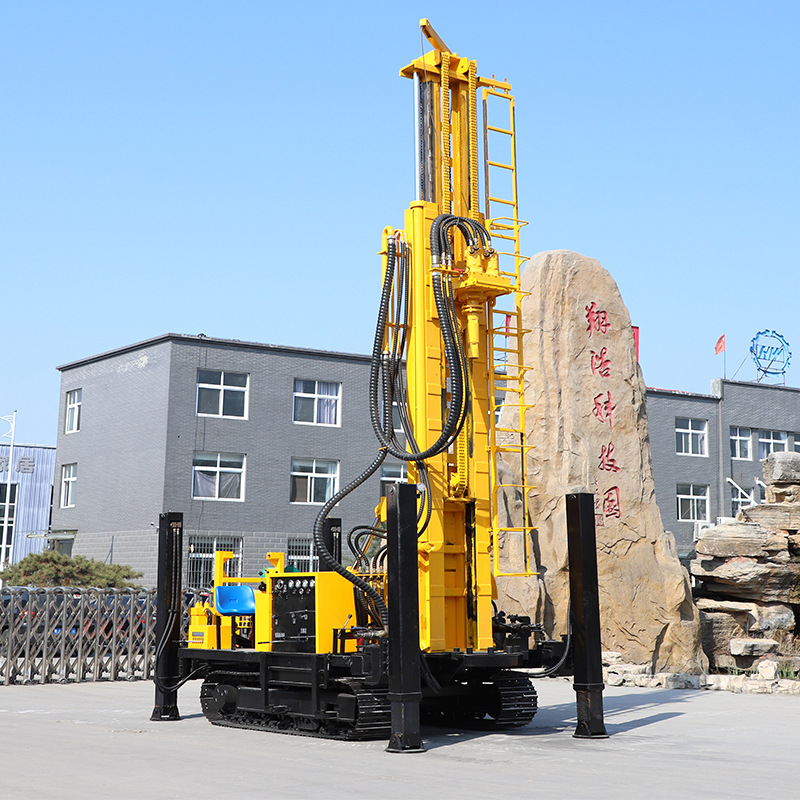 气动打井机200米冲击式气动钻履带钻井机气动水井钻机