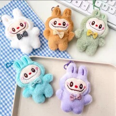 かわいい漫画バブルマート人形 DIY リボン小物ペンダントバッグアクセサリーぬいぐるみペンダントアクセサリー