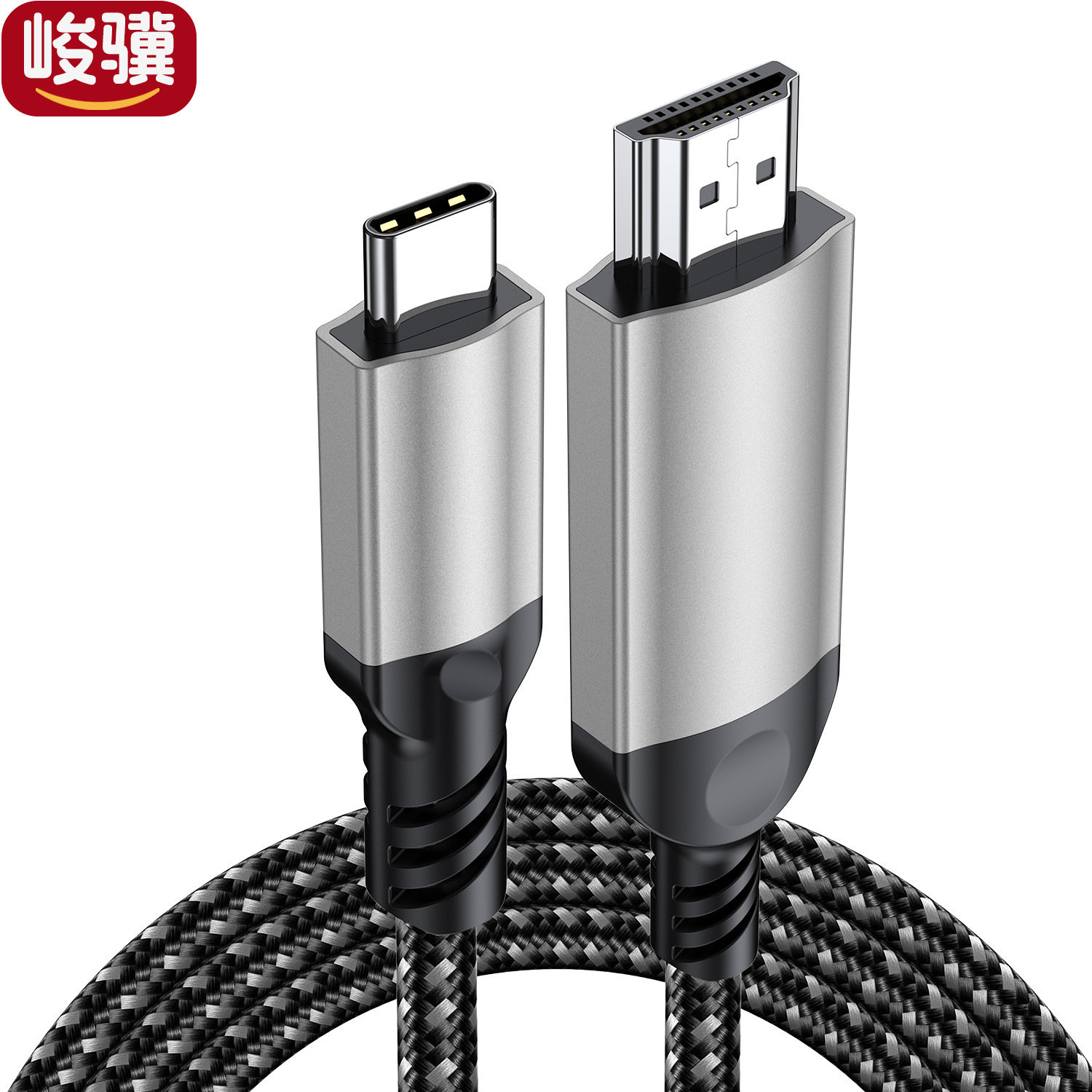Cable tipo c a HDMI para computadora portátil monitor externo cable de pantalla de proyección de alta definición 4K con cable de pantalla carcasa de aluminio image 8