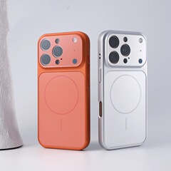 外贸爆款适用iPhone17promax手机壳电镀康宁磨砂苹果17防摔保护套