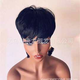 假发女 刘海短款发 女士假发头套齐刘海假发扣子网玫瑰网厂家直销