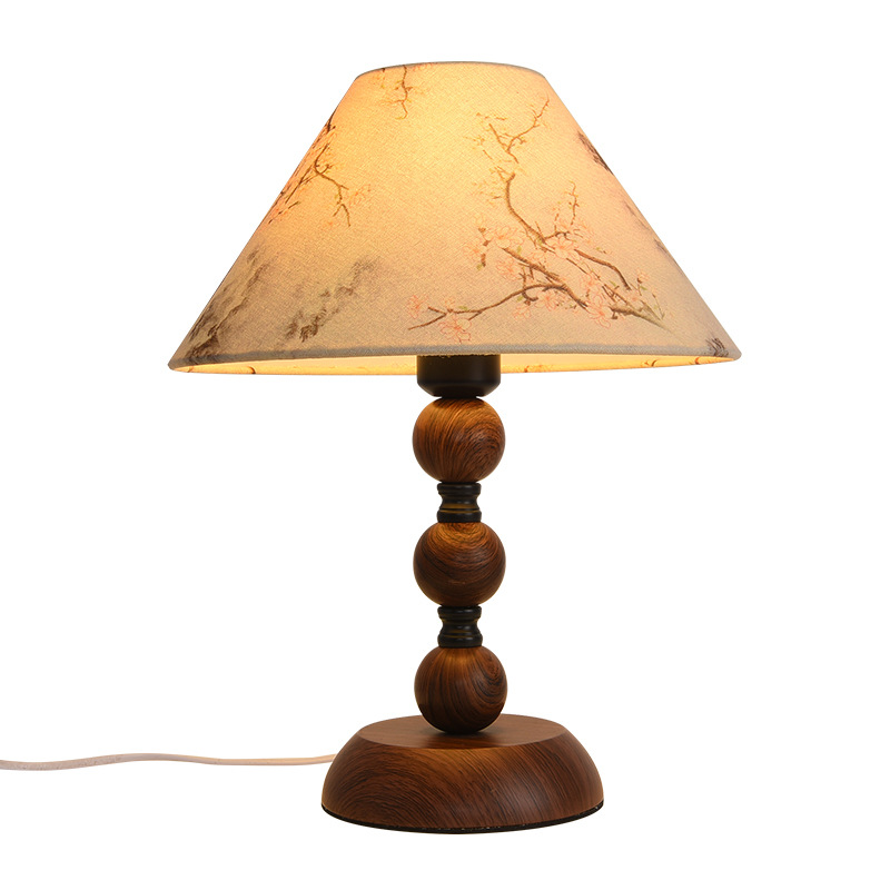 Decoración de la nueva estética de la dinastía Song de estilo antiguo retro retro luz de cabecera de cama dormitorio luz de noche 521L