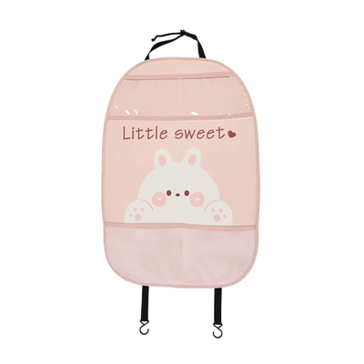 Cute Car Seat Back Chair back anti-kick pad - fat-bunny-large-anti-kick-pad