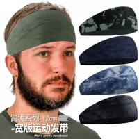 Shun Taixin трансграничный широкий спортивный головной пояс женский европейский и американский фитнес бег волос с мужским потным платком