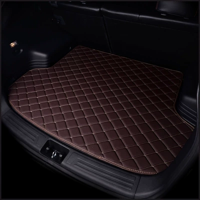 Trunk Mat for car modification special - brown-single-piece-customized