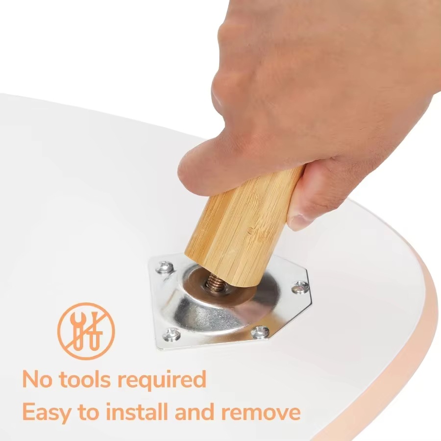 Moderno minimalista tabla de té triangular anidada de bambú set 2 mesa de café sala de estar muebles para el hogar