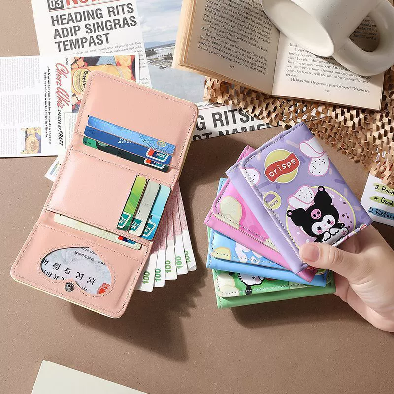 Wallet, cute bag, cartoon card holder