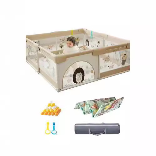 Cercas de juego barras de protección para bebés para niños domésticos interiores en el suelo barras de seguridad para bebés trepando almohadillas de recreo