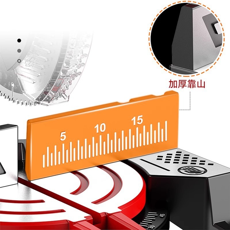 锯铝机10寸高精度铝合金型材木工专用切割机多功能小型45度斜切锯|undefined
