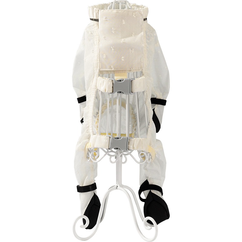 Ropa fina para mascotas de primavera y verano, pantalones jacquard a prueba de polvo, blusas de cuatro pies, impermeables, ropa para perros pequeños y medianos