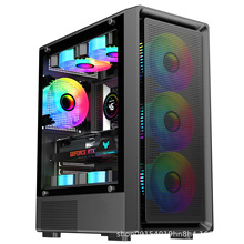 ��β��T10��װ���Ի���̨ʽ��matx����240ˮ�䲣����͸diy���atx