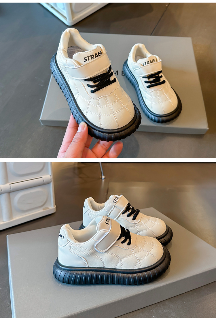 Pantofi casual pentru copii, primăvară și toamnă, pantofi sport pentru fete, la modă nouă, tălpi moi, toate se potrivesc cu pantofii respirabili în stil britanic_voghion.com