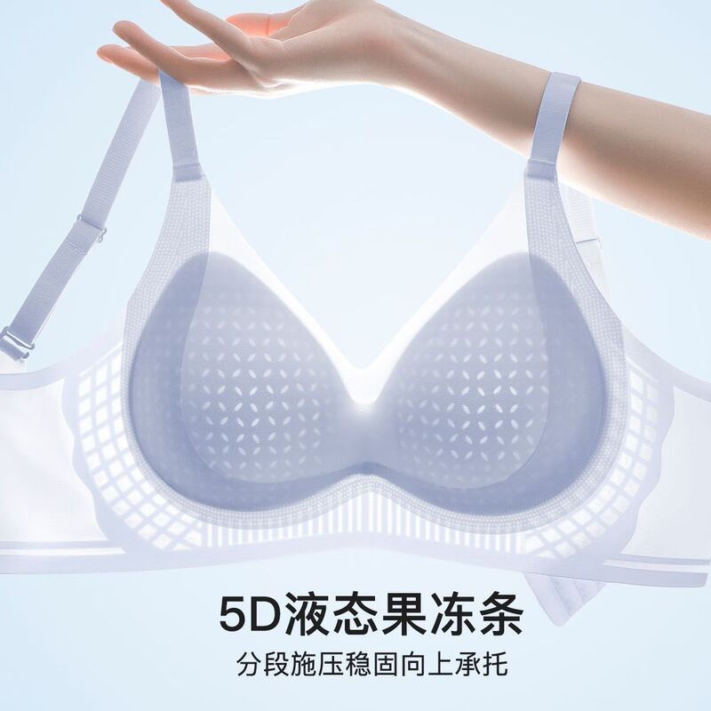 Ultra-Thin Women's Summer Bra, Thin Style, Anti-Sagging, Side Breast Gathering, Seamless Ice Silk, Wireless, Beautiful Back Bra Ultra-Thin Women's Summer Bra, Thin Style, Anti-Sagging, Side Breast Gathering, Seamless Ice Silk, Wireless, Beautiful Back Bra