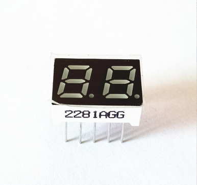 0.28英寸2位蓝光数码管 2281AB/2281BB 2821蓝光数码管0.28寸
