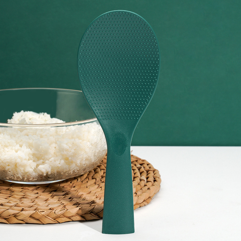 Cucharas de arroz de silicona no tocan pala de arroz se puede poner en alta temperatura cocina doméstica para adultos otros