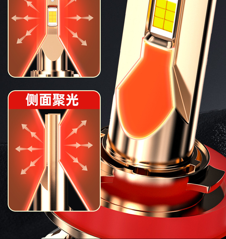 Brand can be offline agent/M211 car led headlight ultra-bright spotlight H1H3H4H7H119 Factory Direct