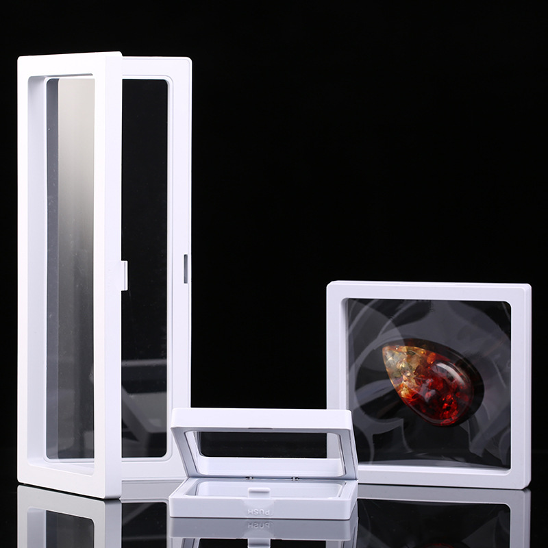 Pe Film Suspension Box Jewelry Box Anti-Oxidation Jewelry Box Ring Necklace Jewelry Storage Wearable Nail Jewelry Display Box