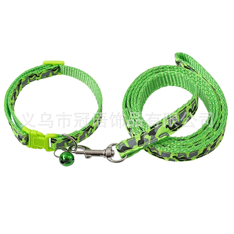 Товары для домашних животных с леопардовым принтом, поводок для кошек, поводок для собачьих лап, камуфляжный костюм, ошейник для домашних животных, камуфляжный ошейник для кошек