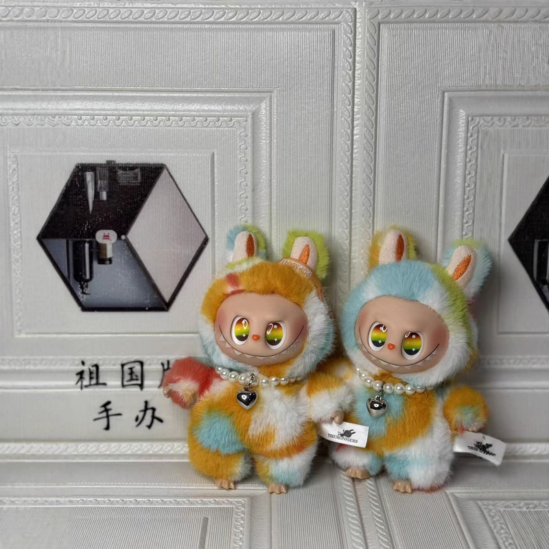 五代卡通拉布布挂件盲袋5.0毛绒LABUBU公仔包包挂饰配项链盲盒|undefined